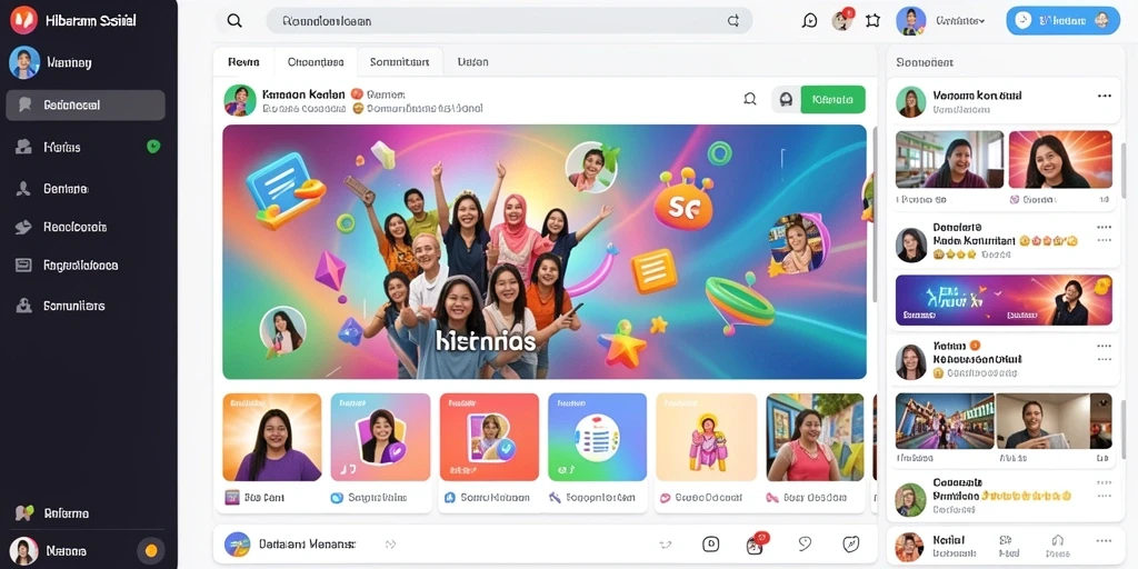 Visual menakjubkan dari kota futuristik dalam game.