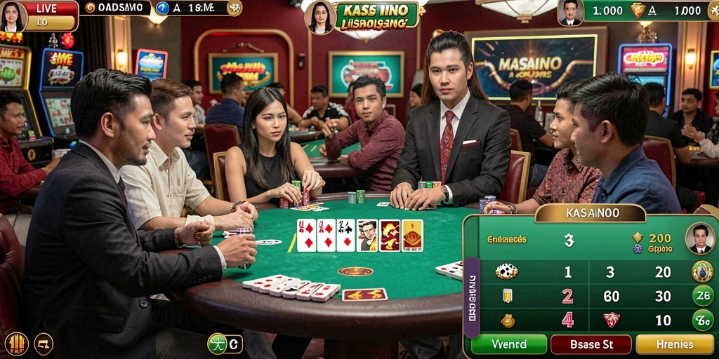 Komunitas aktif yang saling berinteraksi.