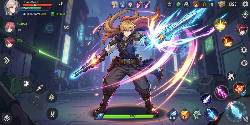 Setting dunia game yang luas dan penuh petualangan.