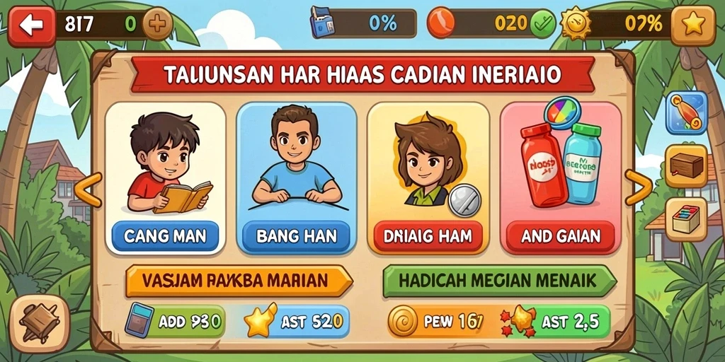 Visual menakjubkan dari dunia fantasi yang dapat dijelajahi.