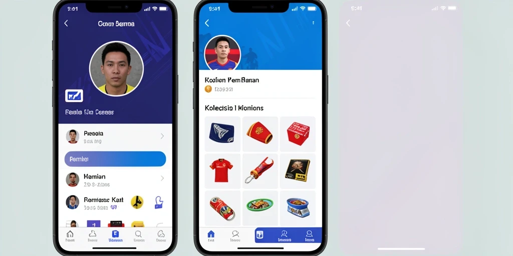 Gambar ketiga memperlihatkan pertempuran seru melawan monster.