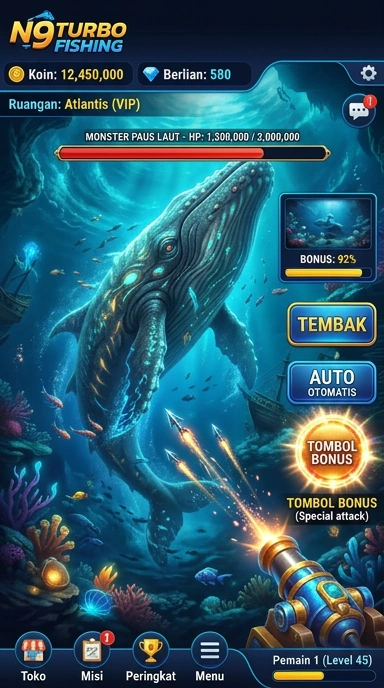 n9turbo — layar beranda